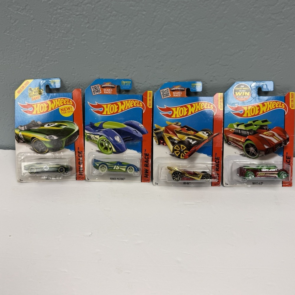 Hot Wheels Bent Cards Still Sealed Lot Of 4 Various Models